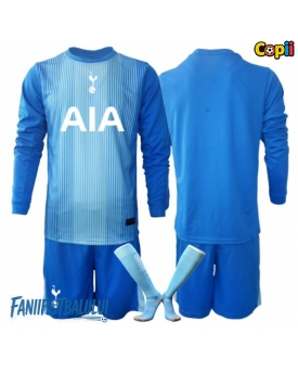 Tottenham Hotspur Portarii Echipament de Fotbal Replică 2025-26 Copii Deplasare Mâneci Lungi (+ Șorturi)